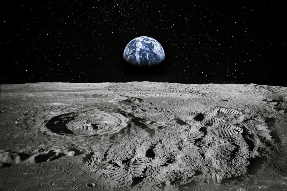 Land on the moon