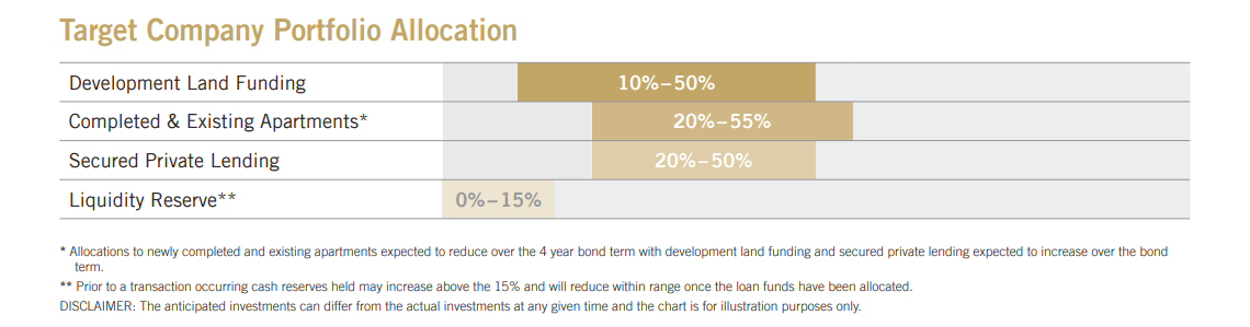 Target Company Portfolio Allocation